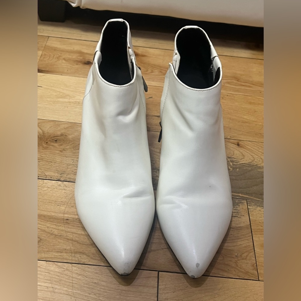 White booties